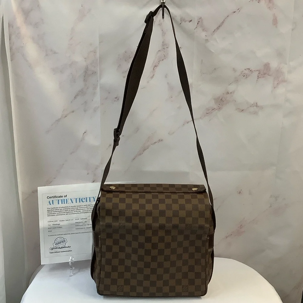 GUC Louis Vuitton Naviglio Damier Ebene Messenger